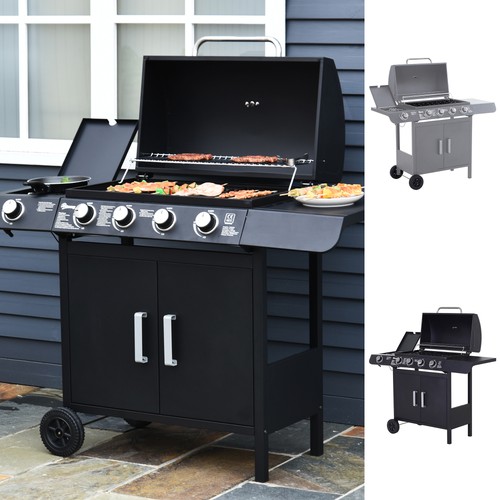 Gas bbq grill - grill, steel