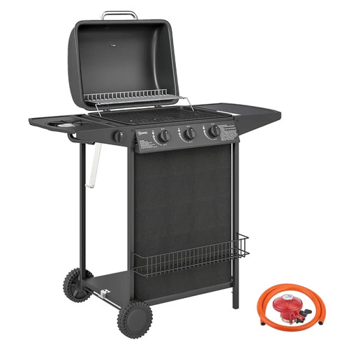 Burner gas barbecue - 4, grill