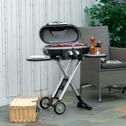 Foldable gas barbecue - gas,