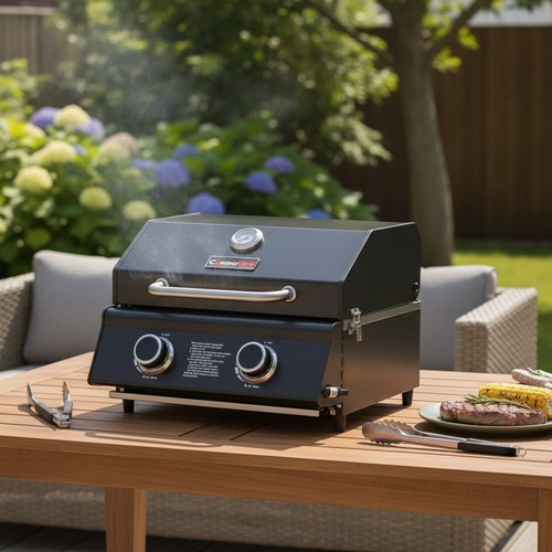 Black burner gas bbq - 2,