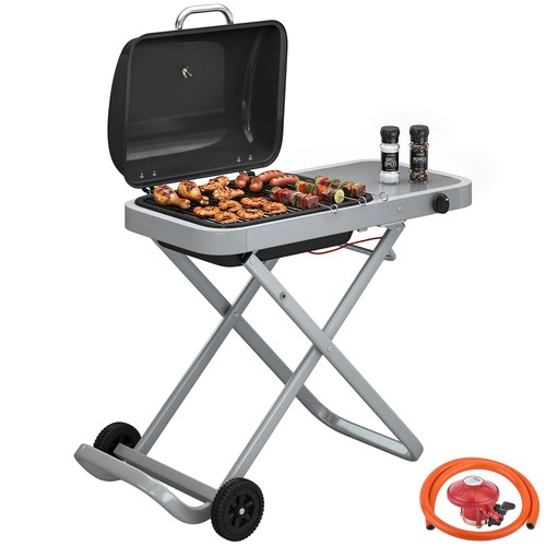 Outsunny foldable gas bbq - foldable,