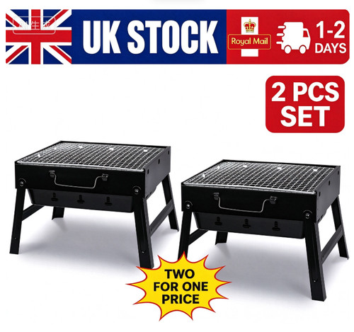 2pcs portable folding charcoal - portable,