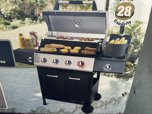 Uniflame burner with sear - with,