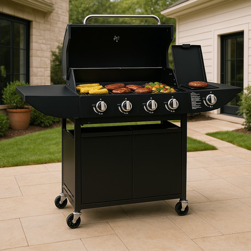 Gas bbq grill - grill, +