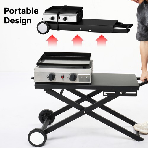 Foldable gas bbq grill - grill, with