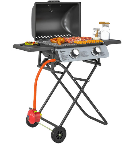Foldable gas bbq - gas,